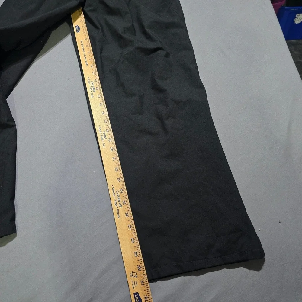 Forrester's Gore-Tex Rain Pants Mens Large Black Waterproof Zipper Leg Utility